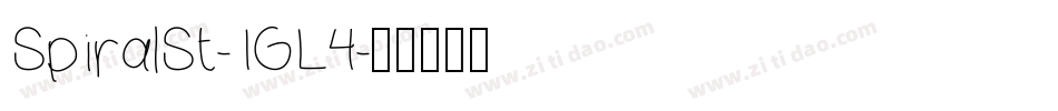 SpiralSt-1GL4字体转换