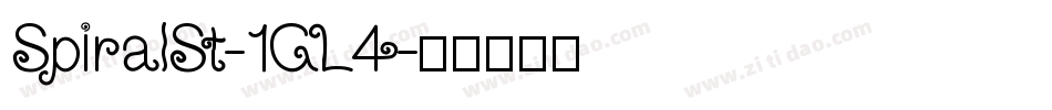 SpiralSt-1GL4字体转换