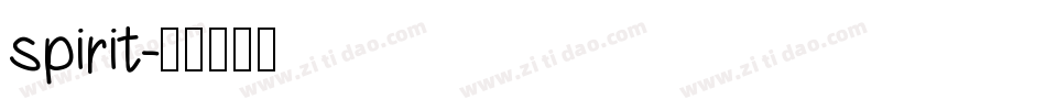 spirit字体转换