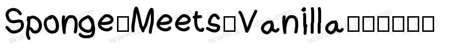 Sponge-Meets-Vanilla字体转换