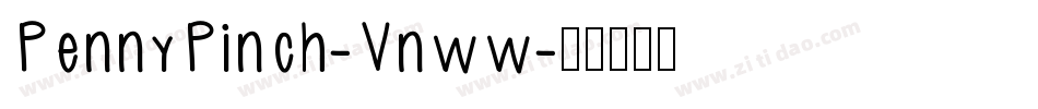 PennyPinch-Vnww字体转换