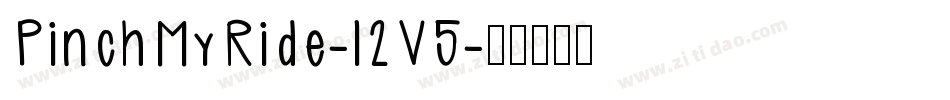 PinchMyRide-l2V5字体转换
