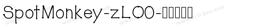 SpotMonkey-zLO0字体转换