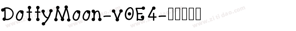 DottyMoon-v0E4字体转换