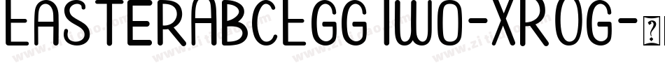 EasterAbcEggTwo-XR0g字体转换
