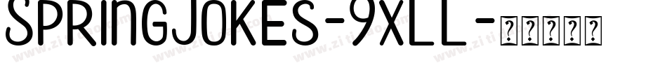 SpringJokes-9xLL字体转换