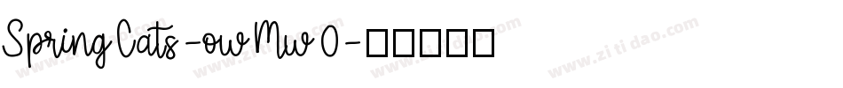 SpringCats-owMw0字体转换