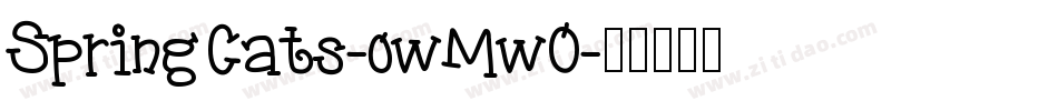 SpringCats-owMw0字体转换
