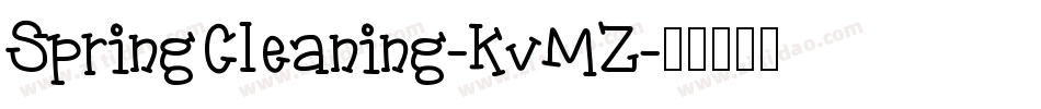 SpringCleaning-KvMZ字体转换