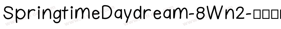 SpringtimeDaydream-8Wn2字体转换