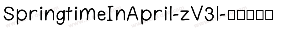 SpringtimeInApril-zV3l字体转换