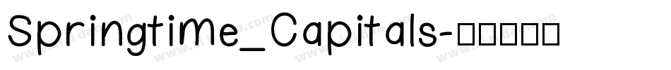 Springtime_Capitals字体转换