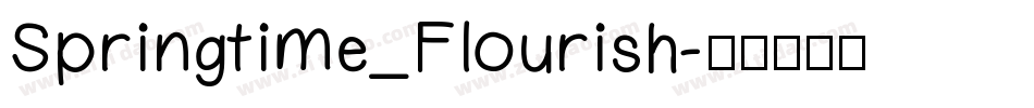Springtime_Flourish字体转换