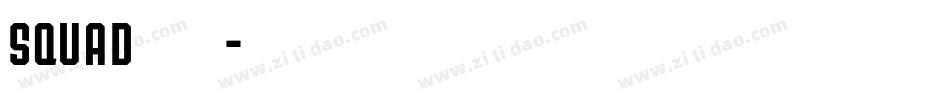 Squad生成器字体转换