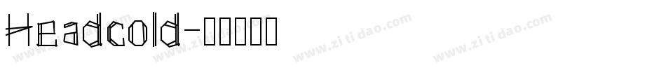 Headcold字体转换
