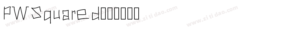 PWSquared字体转换