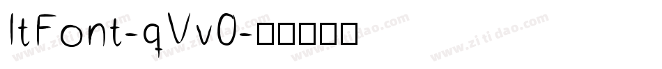 ItFont-qVv0字体转换