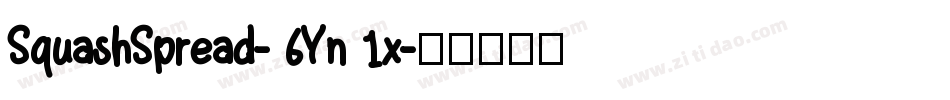 SquashSpread-6Yn1x字体转换