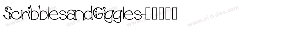 ScribblesandGiggles字体转换
