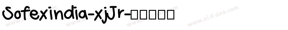 Sofexindia-xjJr字体转换
