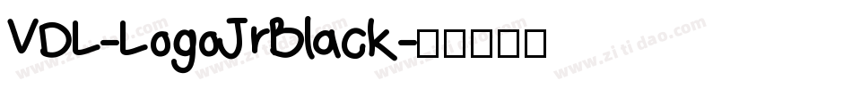 VDL-LogoJrBlack字体转换