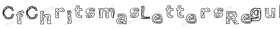 CfChritsmasLettersRegular-8zMJ字体转换