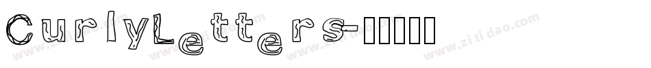 CurlyLetters字体转换