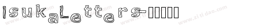 IsukaLetters字体转换