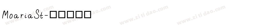 MoariaSt字体转换