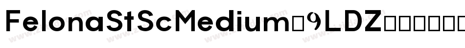 FelonaStScMedium-9LDZ字体转换