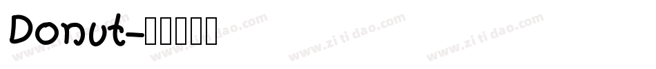 Donut字体转换