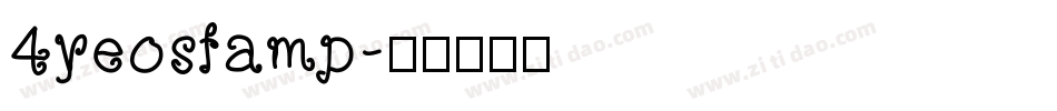 4yeostamp字体转换