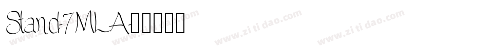 Stand-7MLA字体转换
