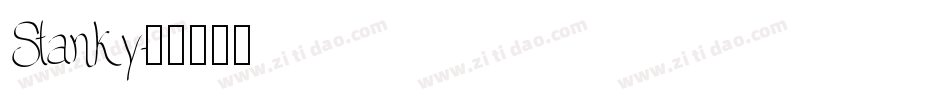 Stanky字体转换