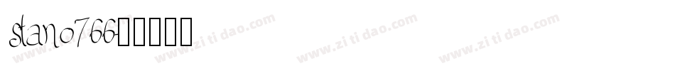 stan0766字体转换