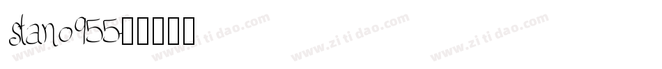 stan0955字体转换