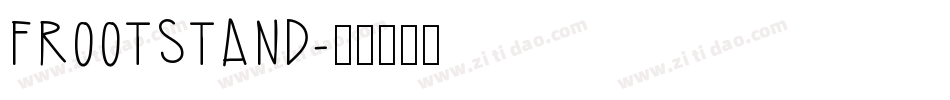 FrootStand字体转换