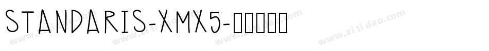 Standaris-xMx5字体转换