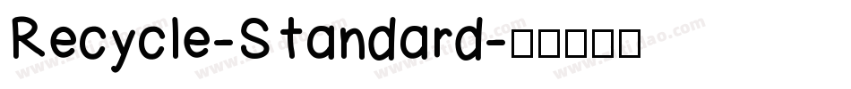 Recycle-Standard字体转换