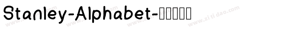 Stanley-Alphabet字体转换