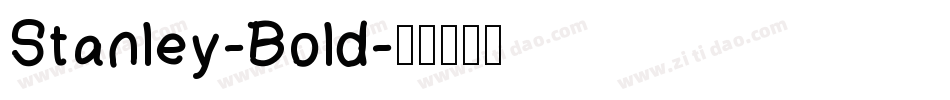 Stanley-Bold字体转换