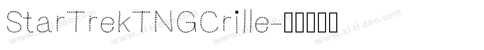 StarTrekTNGCrille字体转换
