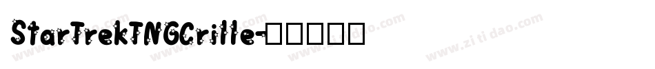 StarTrekTNGCrille字体转换