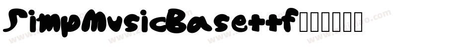 SimpMusicBasettf字体转换