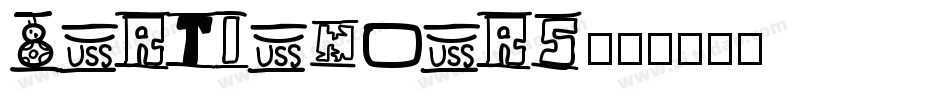 MartianWars字体转换