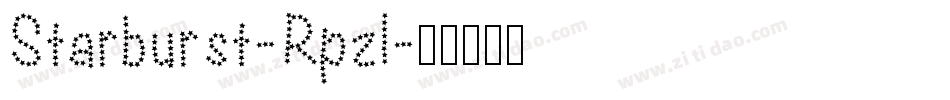 Starburst-Rpzl字体转换