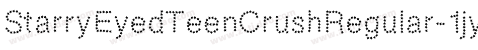 StarryEyedTeenCrushRegular-1jyv字体转换
