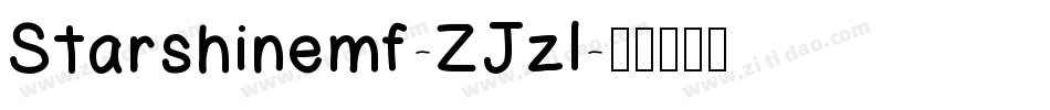 Starshinemf-ZJzl字体转换