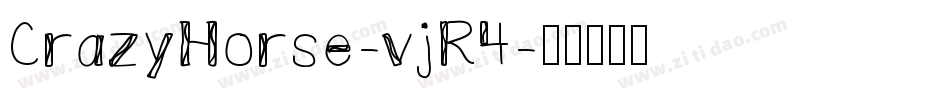 CrazyHorse-vjR4字体转换