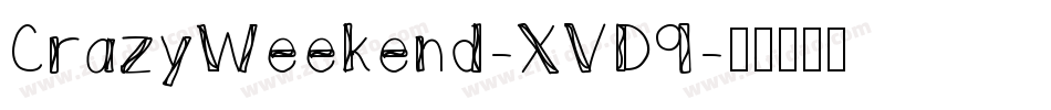 CrazyWeekend-XVD9字体转换